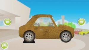 Учимся ухаживать за машинкой - игра для детей как мультфильм серия 1