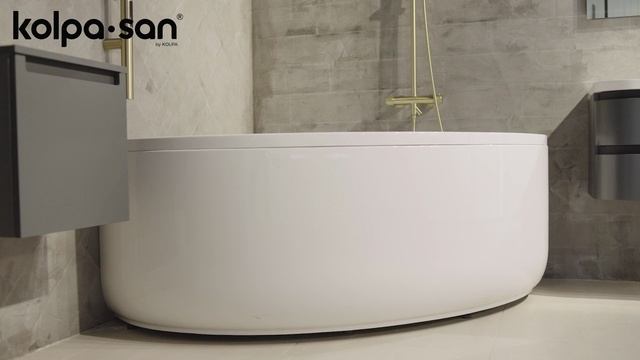 Акриловая ванна Kolpa-San Dolores 5652009 150x150 см, угловая, белый