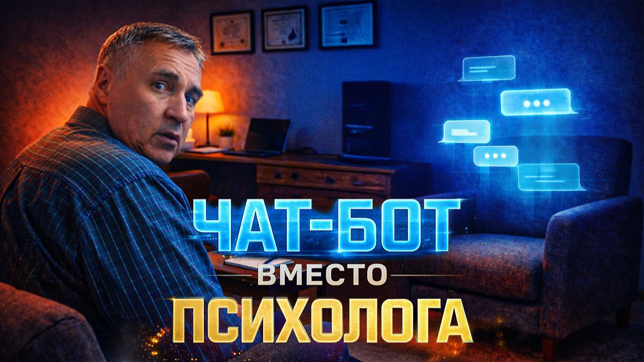 Чат-бот вместо психолога? Бесплатная помощь или опасная подмена? смотреть онлайн