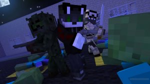 Террористы - 5 день. Майнкрафт зомби апокалипсис.