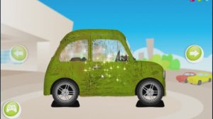 Учимся ухаживать за машинкой - игра для детей как мультфильм серия 3