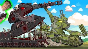 РАТТЕ-Паразит выходит на охоту - Реакция на HomeAnimations - Мультики про Танки Геранд Анимация