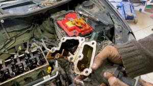 Как снять термостат Пежо 206 1.4 (TU3JP)