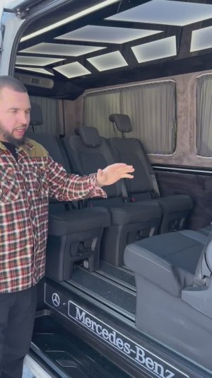 Обзор Mercedes-Benz Sprinter 319! 3.0, 190л.с. Переделка в пассажир