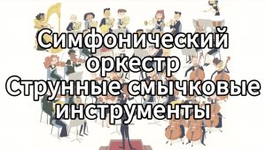 II. Музыкальные инструменты. Инструменты симфонического оркестра. Струнные смычковые инструменты
