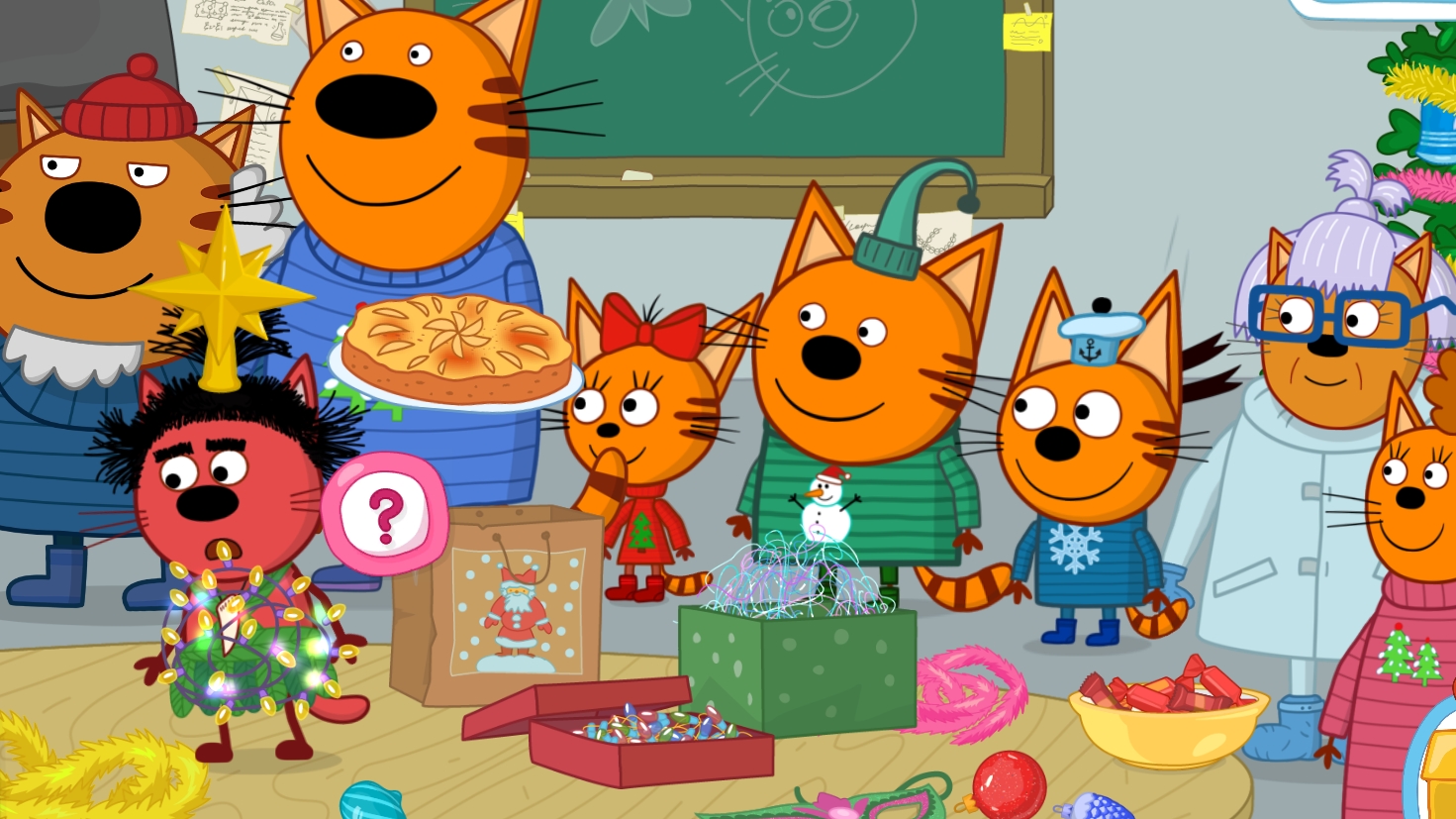 ТРИ КОТА ДОМАШНЕЕ ТЕЛЕВИДЕНИЕ | ТРИ КОТА ИГРА МУЛЬТИК 2026