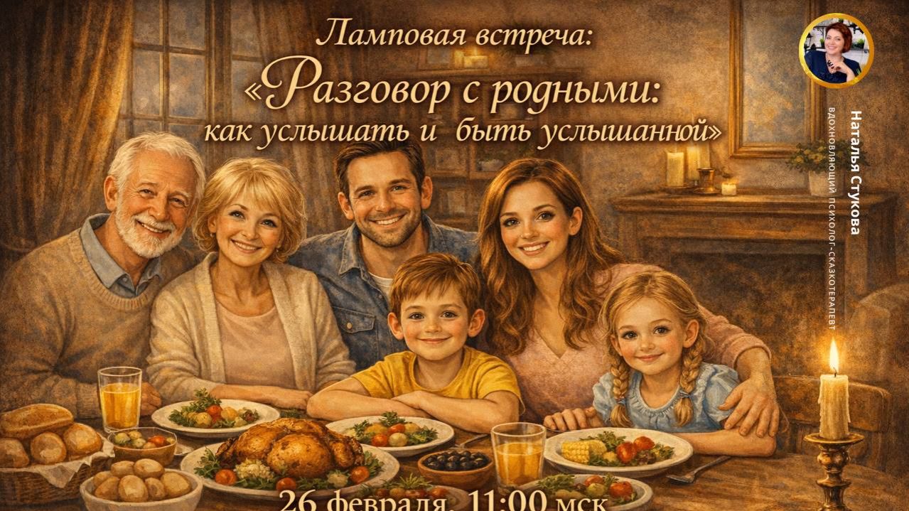 «Разговор с родными: как услышать и быть услышанной»