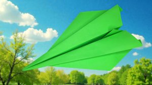 Секрет мирового рекорда как сложить самолетик, который летит 60 метров