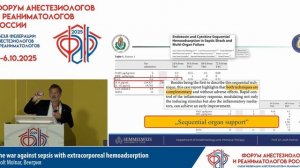 Экстракорпоральная гемоадсорбция при сепсисе Zsolt Molnar 2025
