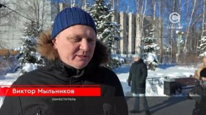 Возложение цветов в честь Дня защитника Отечества