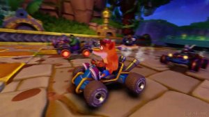 CRASH TEAM RACING [PS4] Gameplay (Race Track: Tiny Temple)