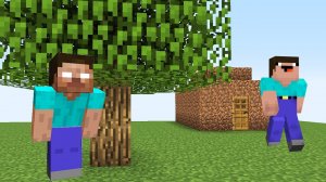 ХЕРОБРИН СЛЕДИТ ЗА НУБОМ В МАЙНКРАФТ ! НУБ ПРОТИВ ХИРОБРИН И ТРОЛЛИНГ ЛОВУШКА MINECRAFT