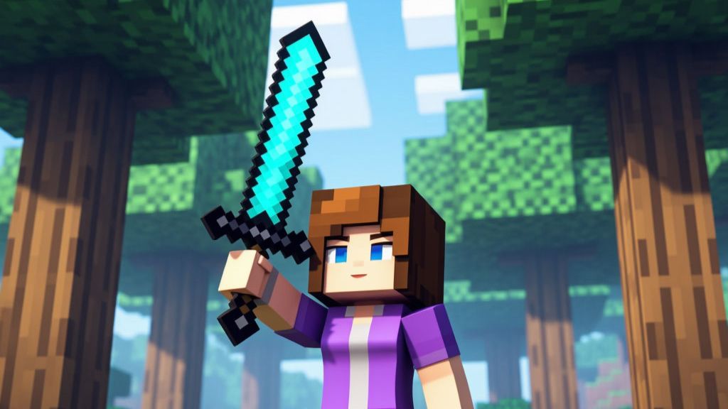 Minecraft творческий№3