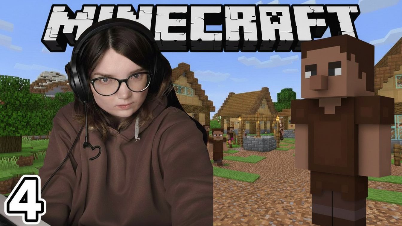 ПЕРВАЯ ДЕРЕВНЯ  /4/ Minecraft