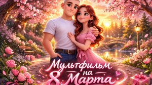 С 8 Марта, Любимая 💐 Трогательный мультфильм-видеопоздравление. Анимационный клип о любви 💗
