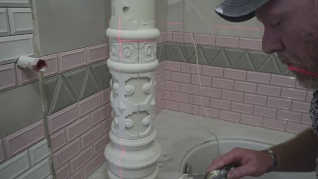 Весь процесс облицовки в ванной комнаты от А до Я. new #diy #топ #рекомендация