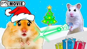 Рождественские приключения хомяка 🎅 Рождественское чудо 🎅 Хомяк Хомура