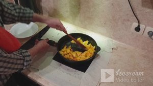 Картошку пожарил на ужин