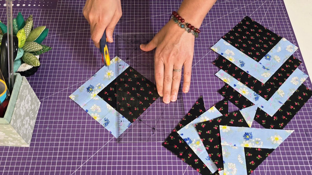 Показываем, как всего одно точное движение меняет вид лоскутного блока до неузнаваемости. смотреть онлайн