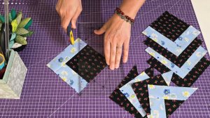 Показываем, как всего одно точное движение меняет вид лоскутного блока до неузнаваемости.