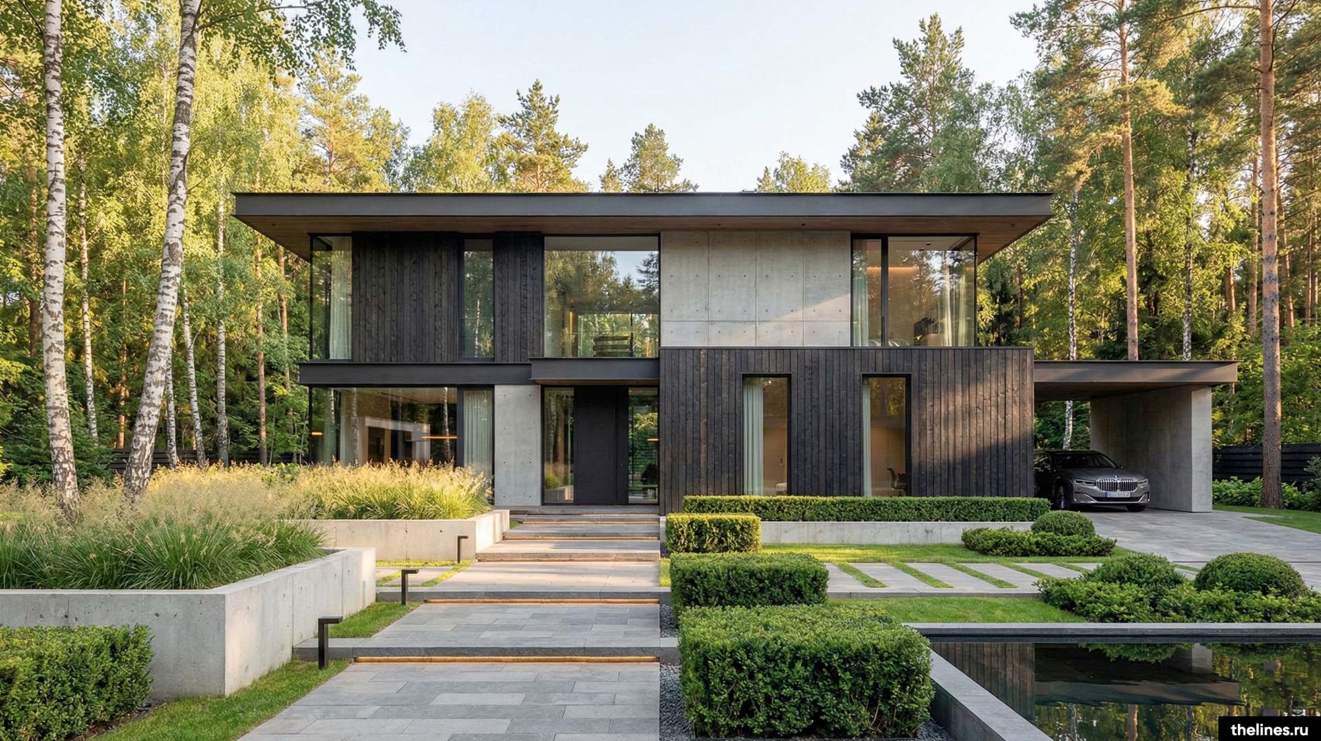 Индивидуальное проектирование современных загородных домов | Thelines.ru
