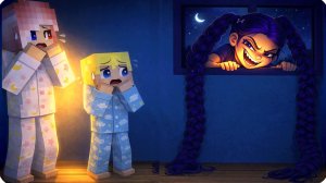 🥺ЛИЛИ из ПОППИ ПЛЕЙТАЙМ Следит за НАМИ в МАЙНКРАФТ! НУБИК