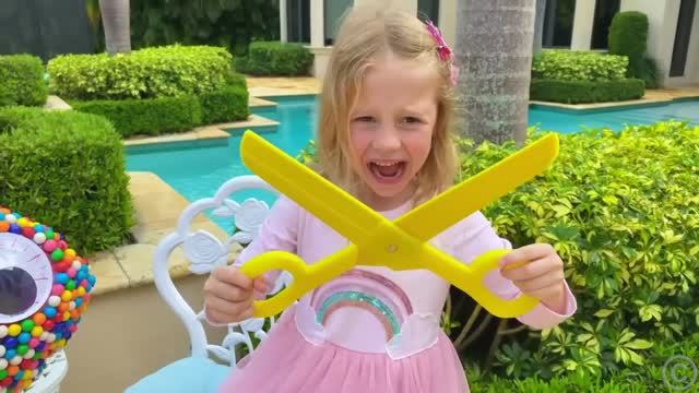 Nastya and Stacy dye their hair смотреть онлайн