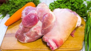 ОДНОЙ БУДЕТ МАЛО! Простой рецепт вкусной свиной рульки