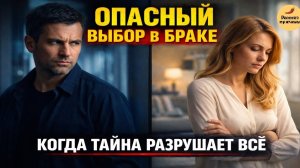 Опасный выбор в браке. Когда тайна разрушает всё | Рассказ мужчины