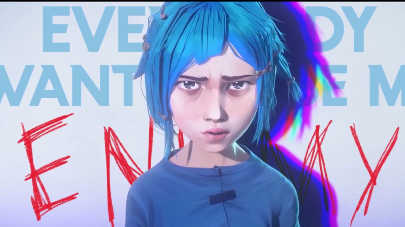 Интеграция текста в live-action (Imagine Dragons — Enemy) смотреть онлайн