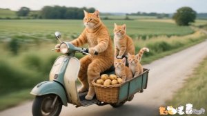 Кулинарные способности Кошки ПРОСТО НЕВЕРОЯТНЫ! 😮 Проследите за ее путешествием от фермы к столу дл