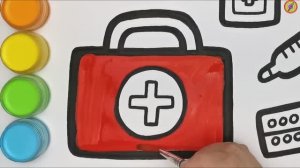 Рисуем аптечку. Мультик для детей