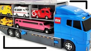 Мультики для детей про машинки. Автовоз и мини машинки внутри. Смотреть Мультики для малышей и детей