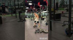 Козвонин Александр/ТФ Курск/ тренер/ 136 повторений/ попытка 1