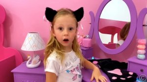 Nastya and her stories about cats and kittens