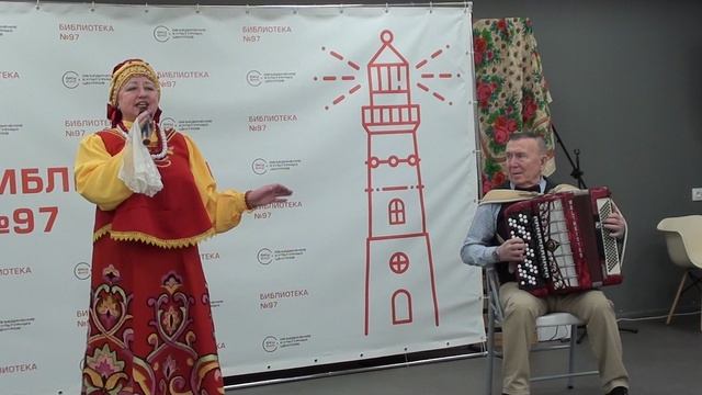 Русск. нар. песня Пришла к нам Масленица - Ольга Максимова, Евгений Алексеев (баян)