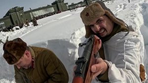 В парке "Патриот" воссоздали одно из важнейших сражений ВОВ - бои возле города Гагарин.