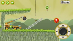 ПОДЪЁМНЫЙ КРАН УРОНИЛ ГРУЗ  НА ПИКАП   / СТРОИТЕЛЬНЫЕ МАШИНКИ