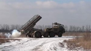 Расчет РСЗО «Ураган» уничтожил командный пункт ВСУ на красноармейском направлении