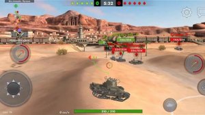 Играю первый раз в танк блитс. (часть 1)