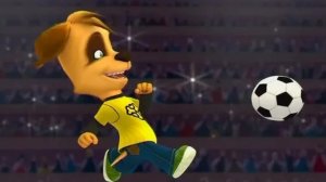 Барбоскины. Дружек катается на скейтборде. Мультфильм игра