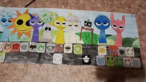 Sprunki piramixed В РЕАЛЬНОЙ ЖИЗНИ!!!! своими руками (32 персонажа)