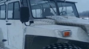 Самодельный вездеход для рыбалки.