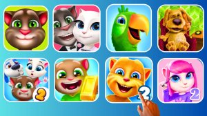 My Tom,Tom loves Angela, Talking Pierre,Talking Ben,Tom_Friends 2,Tom Run gold,Ginger 2,My Angela 2.