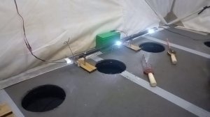 сигнализатор поклёвки в работе