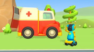 Лёва и машинки - знакомимся со скорой помощью и пикапом. Мультфильм для детей