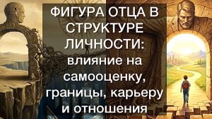 ФИГУРА ОТЦА В СТРУКТУРЕ ЛИЧНОСТИ: влияние на самооценку, границы, карьеру и отношения