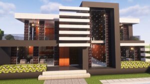 Стильный СОВРЕМЕННЫЙ ДОМ в Minecraft