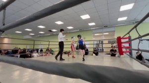мой первый бой по боксу🥊