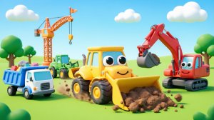 ДЕТСКАЯ ПЕСНКА И КЛИП ПРО МАШИНОК ПОМОШНИКОВ